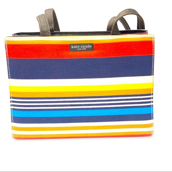 kate spade Handbags - Kate Spade Vintage Multi-Color Rainbow Tote Purse